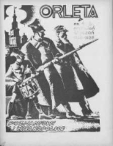 Orlęta: ilustrowany miesięcznik polskiej młodzieży szkolnej 1936/1937 grudzień/styczeń R.9 Nr4/5