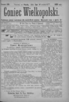 Goniec Wielkopolski: najtańsze pismo codzienne dla wszystkich stanów 1877.09.07 Nr158+dodatek