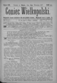 Goniec Wielkopolski: najtańsze pismo codzienne dla wszystkich stan&oacute;w 1877.09.21 Nr169