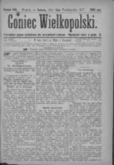 Goniec Wielkopolski: najtańsze pismo codzienne dla wszystkich stan&oacute;w 1877.10.13 Nr188