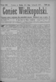 Goniec Wielkopolski: najtańsze pismo codzienne dla wszystkich stanów 1877.11.21 Nr220