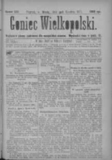 Goniec Wielkopolski: najtańsze pismo codzienne dla wszystkich stan&oacute;w 1877.12.05 Nr232