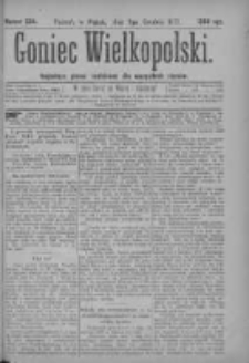 Goniec Wielkopolski: najtańsze pismo codzienne dla wszystkich stanów 1877.12.07 Nr234