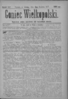 Goniec Wielkopolski: najtańsze pismo codzienne dla wszystkich stanów 1877.12.12 Nr237