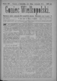 Goniec Wielkopolski: najtańsze pismo codzienne dla wszystkich stan&oacute;w 1877.11.29 Nr227