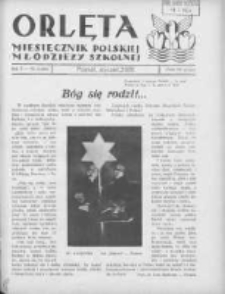 Orlęta: miesięcznik polskiej młodzieży szkolnej 1938 styczeń R.10 Nr5