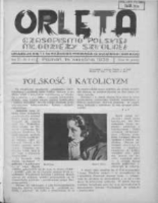 Orlęta: miesięcznik polskiej młodzieży szkolnej 1938.09.15 R.2