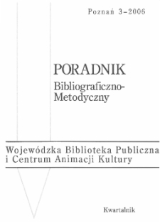 Poradnik Bibliograficzno-Metodyczny : 2006 z.3