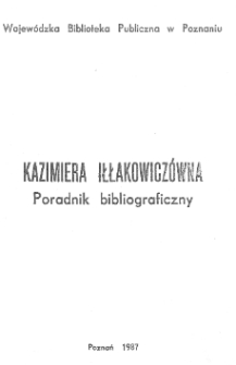 Kazimiera Iłłakowicz&oacute;wna
