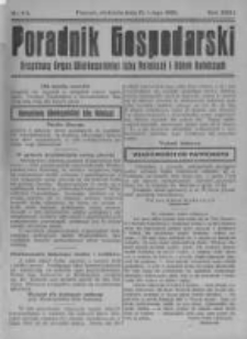 Poradnik Gospodarski. Pismo Tygodniowe. 1920.02.15 R.31 nr4-5