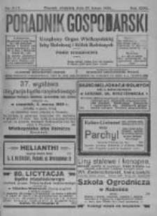 Poradnik Gospodarski. Pismo Tygodniowe. 1920.02.22 R.31 nr6-7