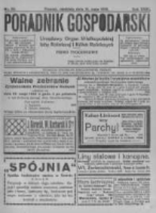 Poradnik Gospodarski. Pismo Tygodniowe. 1920.05.16 R.31 nr20