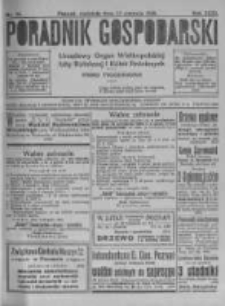 Poradnik Gospodarski. Pismo Tygodniowe. 1920.08.22 R.31 nr34