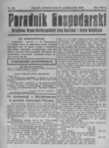 Poradnik Gospodarski. Pismo Tygodniowe. 1920.10.10 R.31 nr41