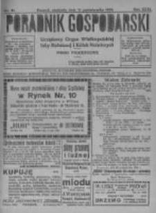 Poradnik Gospodarski. Pismo Tygodniowe. 1920.10.31 R.31 nr44