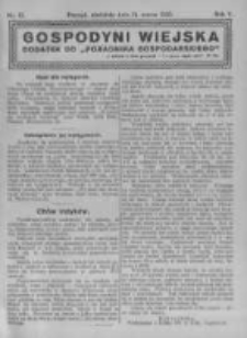 Gospodyni Wiejska. 1920.03.21 R.5 nr12