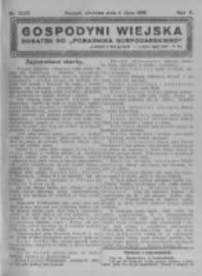 Gospodyni Wiejska. 1920.07.04 R.5 nr22-27