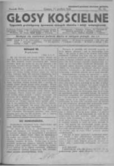 Głosy Kościelne. 1929 nr49