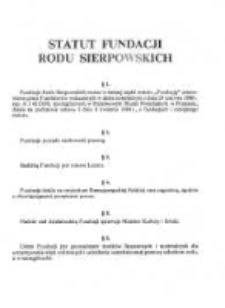 Statut Rodu Sierpowskich