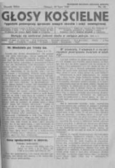 Głosy Kościelne. 1930 nr29