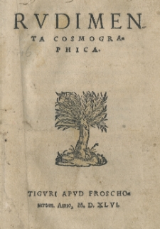 Rudimenta Cosmographica