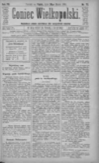 Goniec Wielkopolski: najtańsze pismo codzienne dla wszystkich stan&oacute;w 1883.03.30 R.7 Nr72