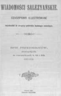 Wiadomości Salezyańskie. 1898 R.2 nr1