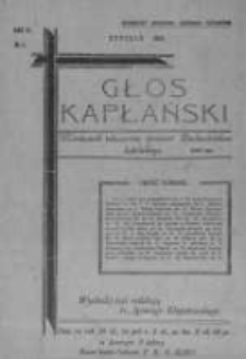 Głos Kapłański. 1928 R.2 nr1