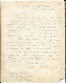 List do Dąbskiego Juliana