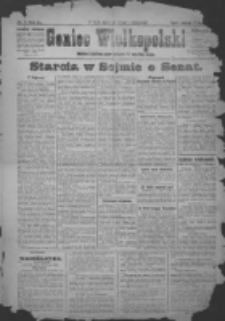 Goniec Wielkopolski: najstarsze i najtańsze pismo codzienne dla wszystkich stan&oacute;w 1921.01.27 R.44 Nr3