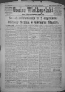 Goniec Wielkopolski: najstarsze i najtańsze pismo codzienne dla wszystkich stan&oacute;w 1921.01.30 R.44 Nr6