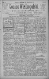 Goniec Wielkopolski: najtańsze pismo codzienne dla wszystkich stan&oacute;w 1885.02.22 R.9 Nr43