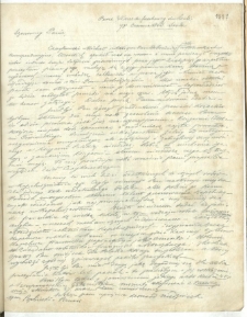 List do Poplińskiego Antoniego