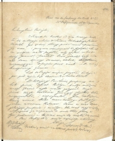 List do Ratajskiego Wiktora