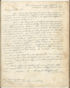 List do Szulczewskiego Karola