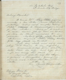 List do Wroneckiego Franciszka