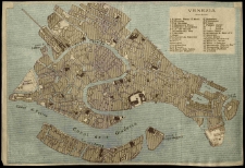 Wenecja - 1910 - plan miasta