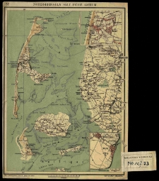Wyspy Morza P&oacute;łnocnego - 1910 - mapa fizyczna