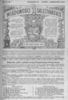 Wiadomości Salezyańskie. 1900 R.4 nr7-8