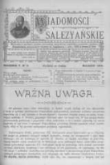 Wiadomości Salezyańskie. 1901 R.5 nr3
