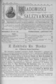 Wiadomości Salezyańskie. 1901 R.5 nr10-11