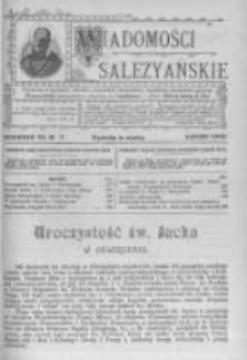 Wiadomości Salezyańskie. 1902 R.6 nr7
