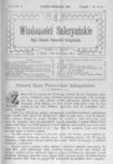 Wiadomości Salezyańskie. 1906 R.10 nr3-4