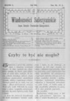 Wiadomości Salezyańskie. 1906 R.10 nr5