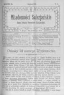 Wiadomości Salezjańskie. 1907 R.11 nr1