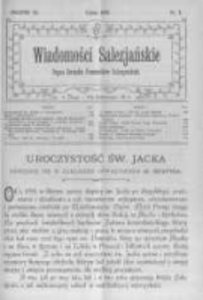 Wiadomości Salezjańskie. 1907 R.11 nr7