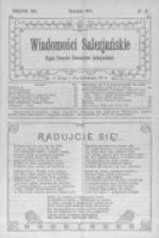 Wiadomości Salezjańskie. 1909 R.13 nr12