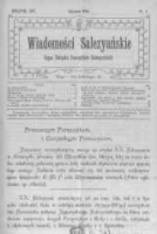 Wiadomości Salezjańskie. 1910 R.14 nr1