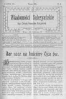 Wiadomości Salezjańskie. 1910 R.14 nr3
