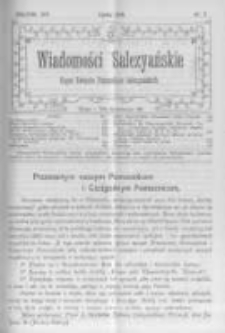 Wiadomości Salezjańskie. 1910 R.14 nr7